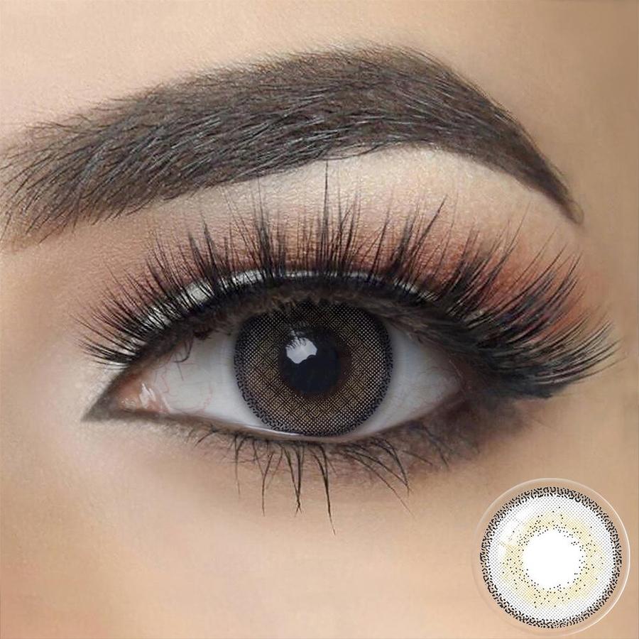 Edge Gray Color Contact Lenses【Prescription】