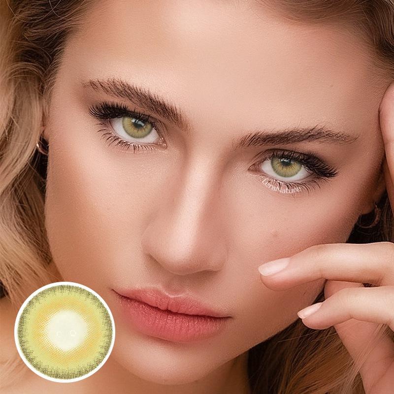 【2022 NUEVO】Lentes de contacto de color verde La Girl
