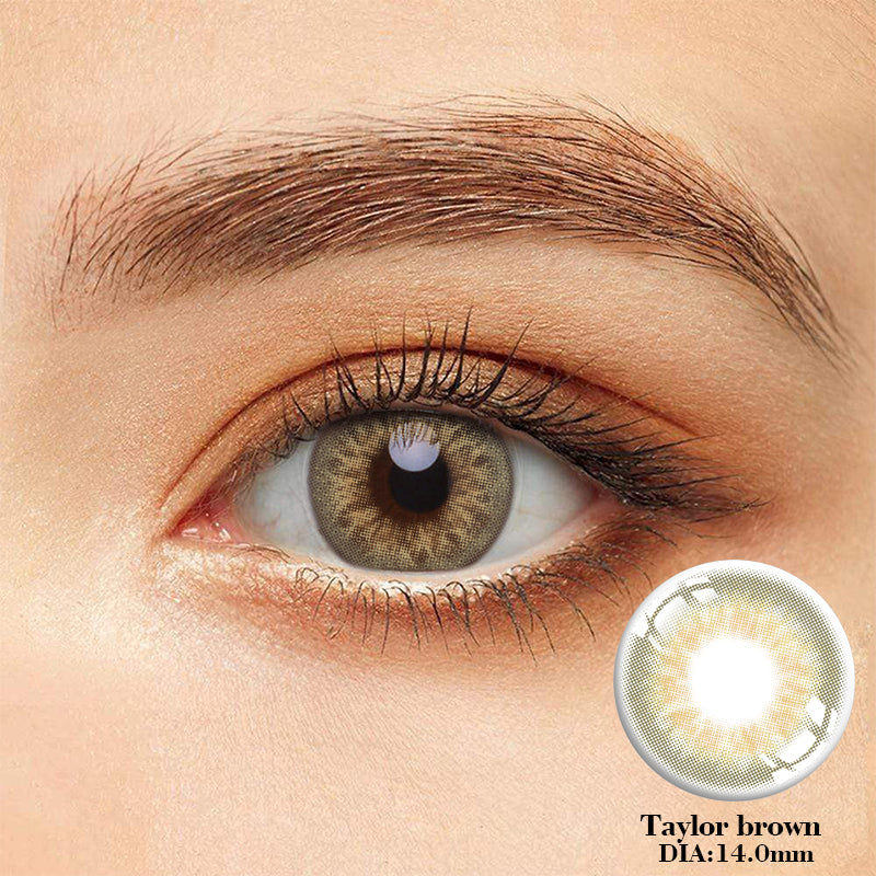 DNA Taylor Brown Hazel Color Contact Lenses