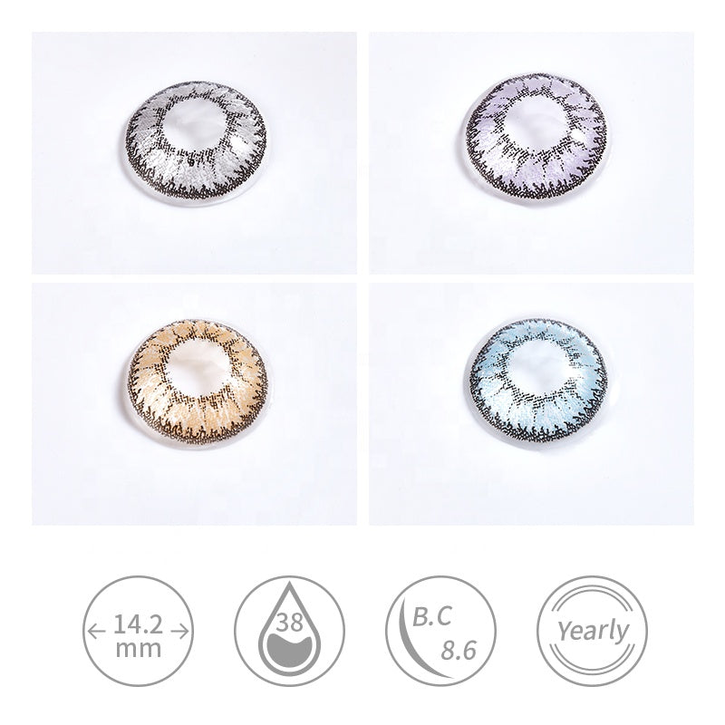 Angel Purple G204 Color Contact Lenses 【Prescription】