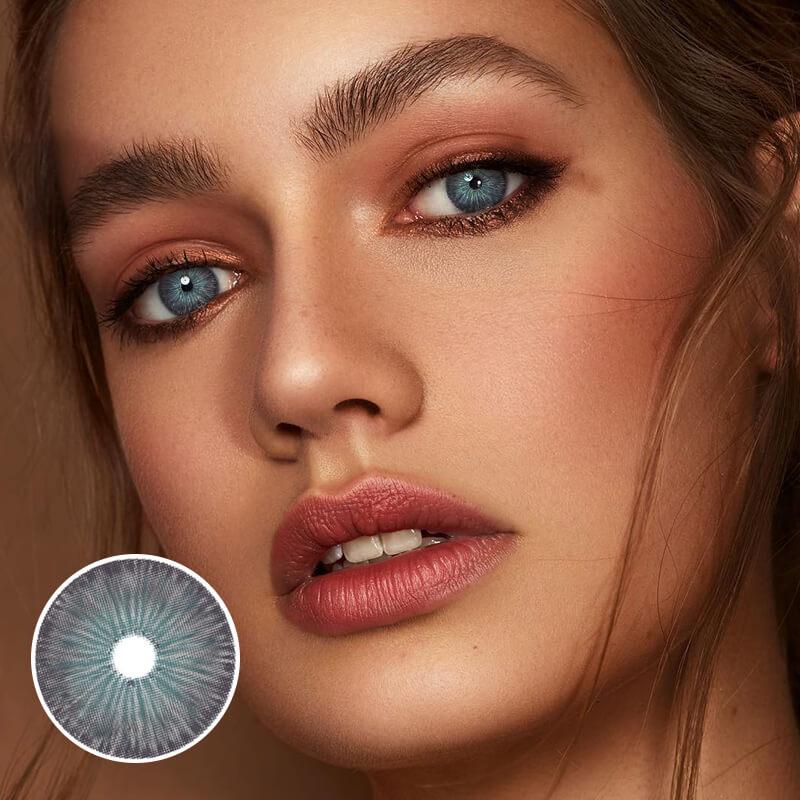 New York Blue Gray Color Contact Lenses