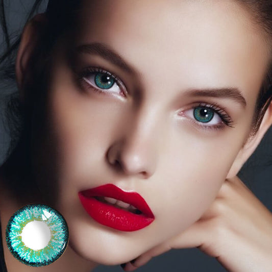 【NEW】Ice Snow Green Color Contact Lenses