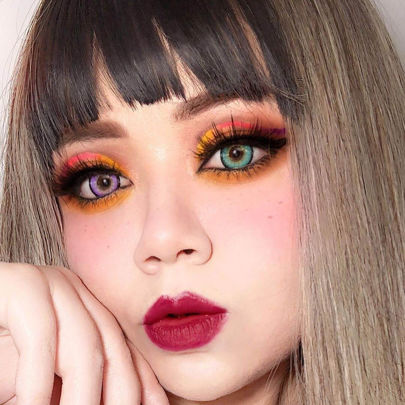 【NEW】Ice Snow Green Color Contact Lenses
