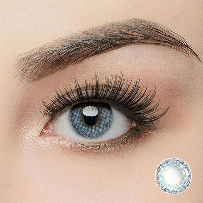 Russain Blue Color Ccontact Lenses【Prescrilption】