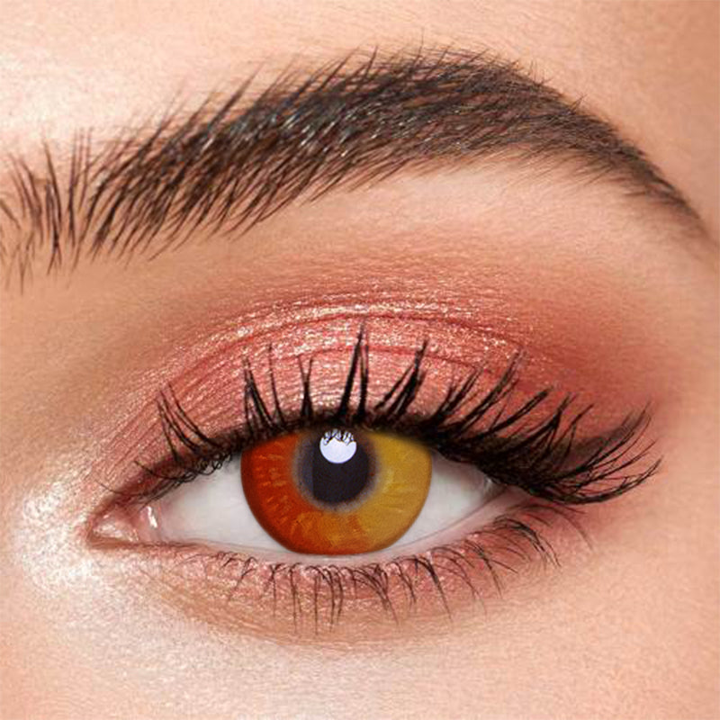 Anime  Orange Crazy Contact Lenses