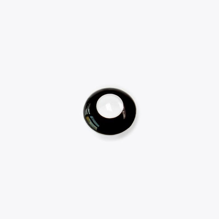 Lentes de contacto de color para Halloween con bloques negros