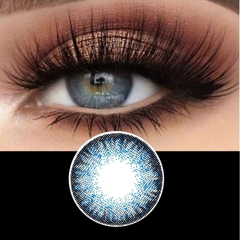 【NEW】Egypt Blue Color Contact Lenses【High Prescription】