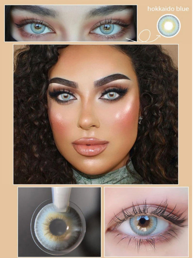 【2022 NEW】La Girl Blue Color Contact Lenses
