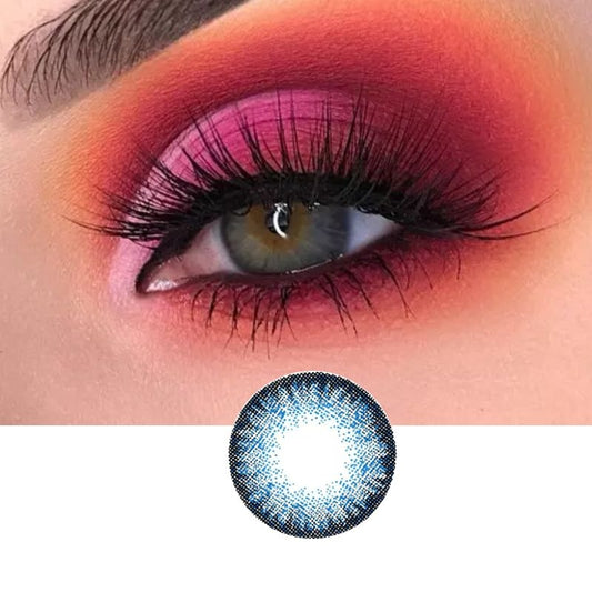 【NEW】Egypt Blue Color Contact Lenses【High Prescription】