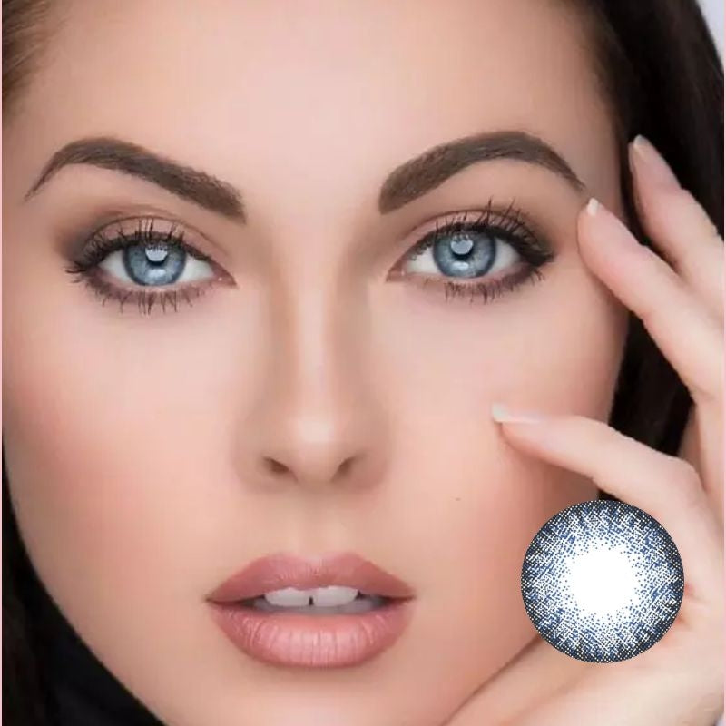 【NEW】Egypt Blue Color Contact Lenses【High Prescription】