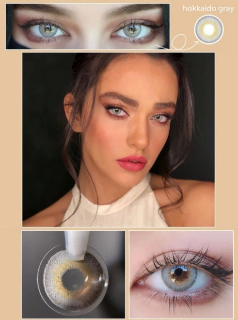 【2022 NUEVO】Lentes de contacto de color gris La Girl