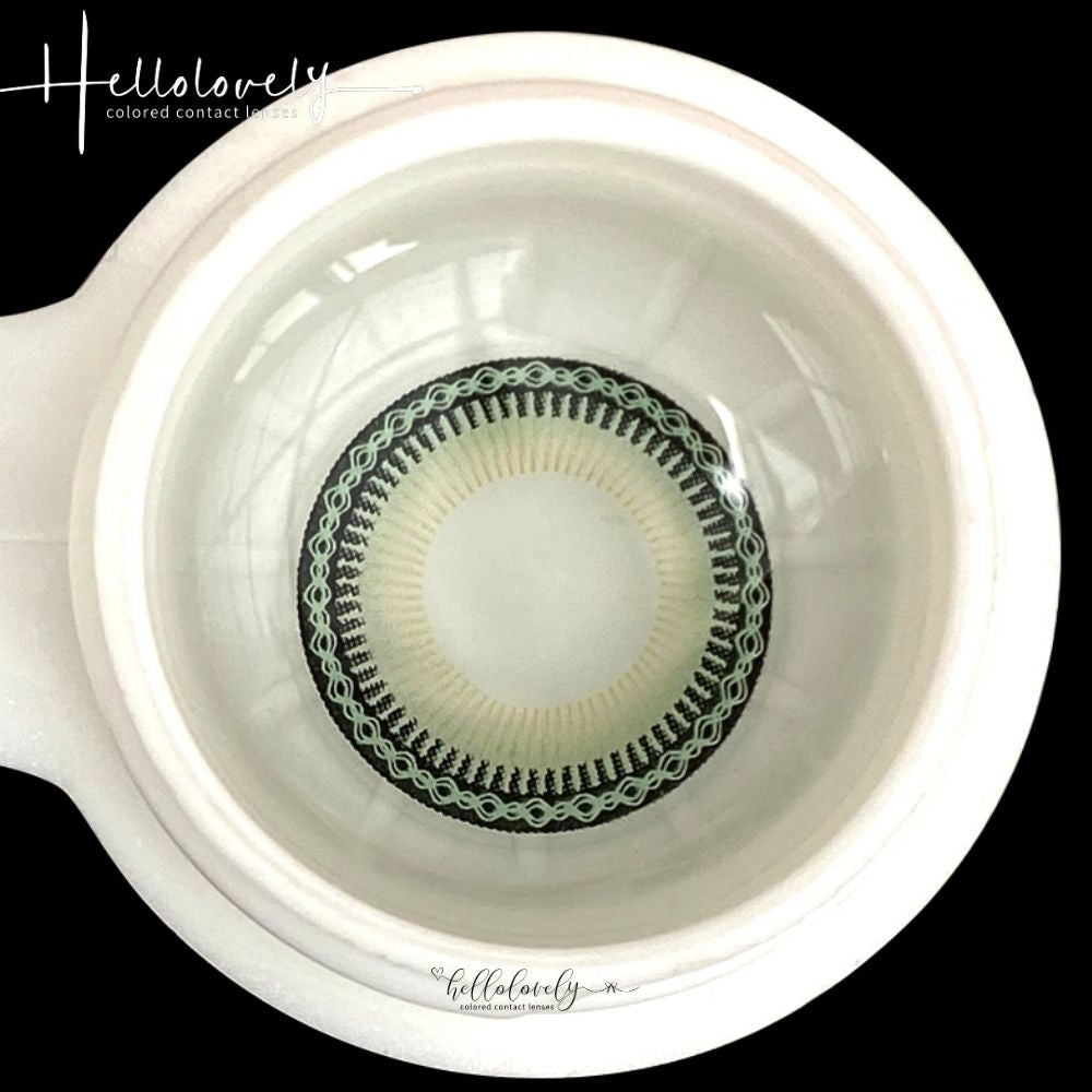 Ferris Wheel Green Color Contact Lenses