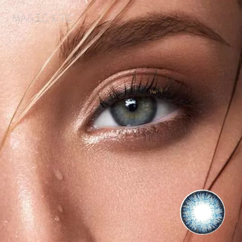 【NEW】Egypt Blue Color Contact Lenses【High Prescription】