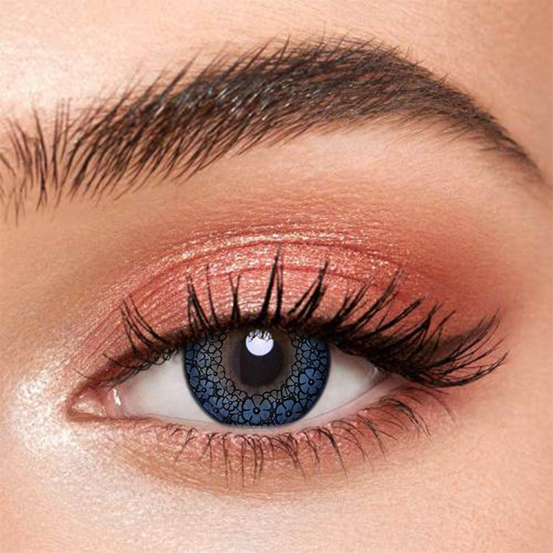 Sakura Love Blue Colored Contact Lenses