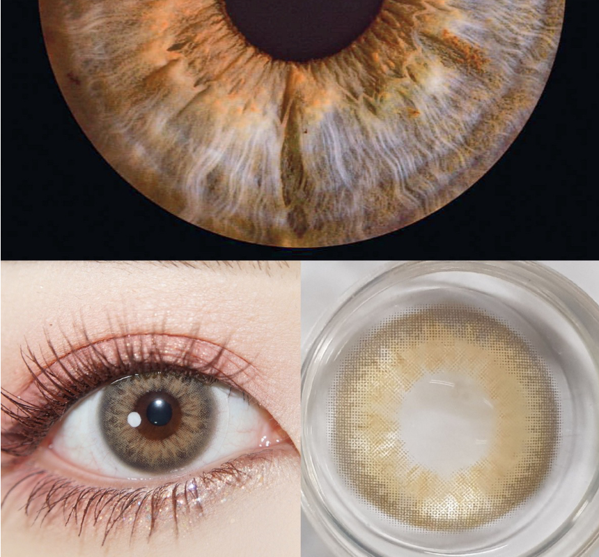 DNA Taylor Brown Hazel Color Contact Lenses
