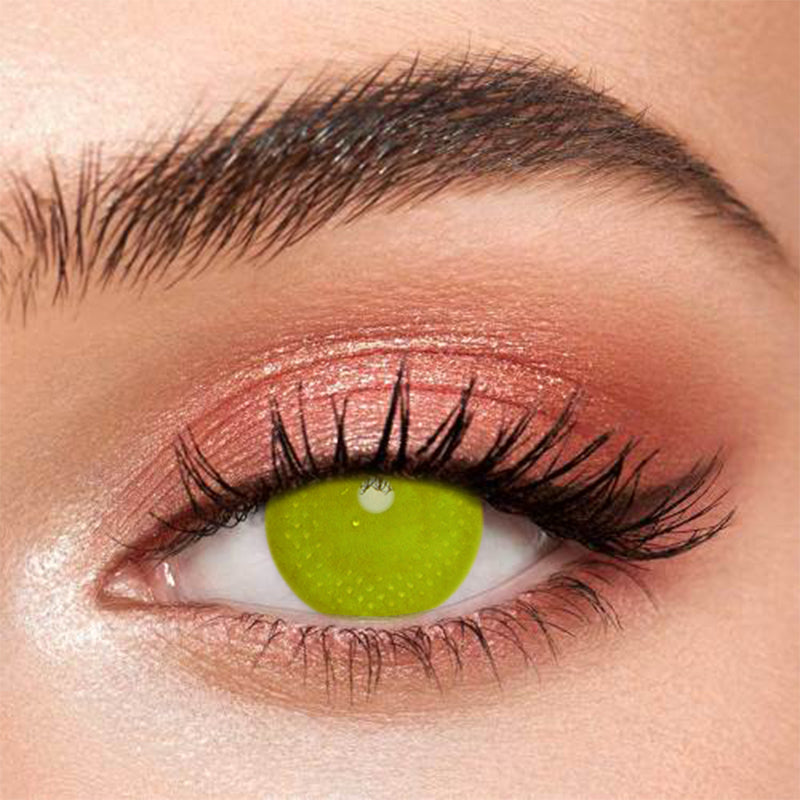 Yellow Mesh Cosplay Color Contact Lenses
