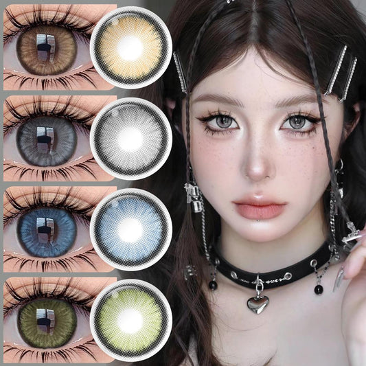 Colored Contact Lense Magister 14.2mm Brown Contact Lenses Diamond Series Big Eyes Lenses