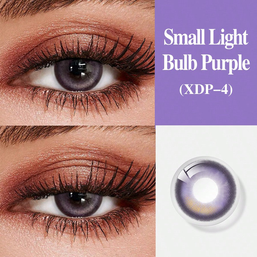 1 Pair Colored Contact Lenses Cosmetic Contact Lens Yearly Disposable Eye Makeup 14.2mm