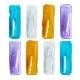 5 Pcs Portable Contact Lens Stick Tool Case Set (Inserter/Remover+Tweezer With Soft Tip)