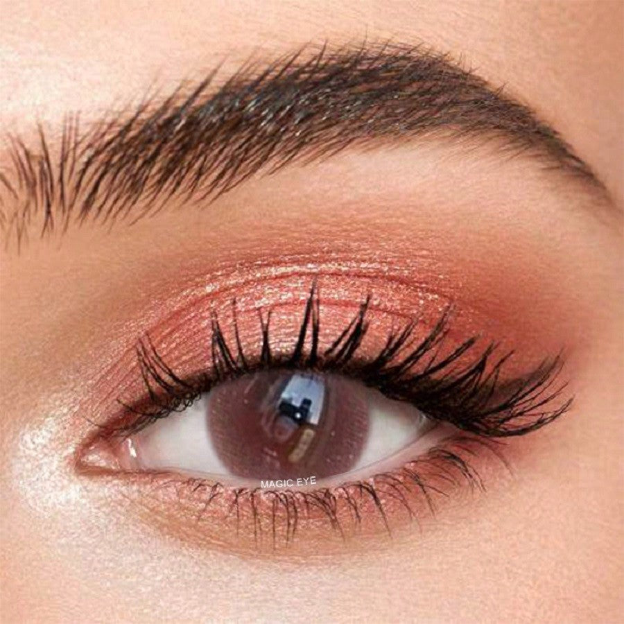 2pcs Candy Pink Monthly Soft Comfortable Colored Natural Contact Lenses For Eye 14.2mm