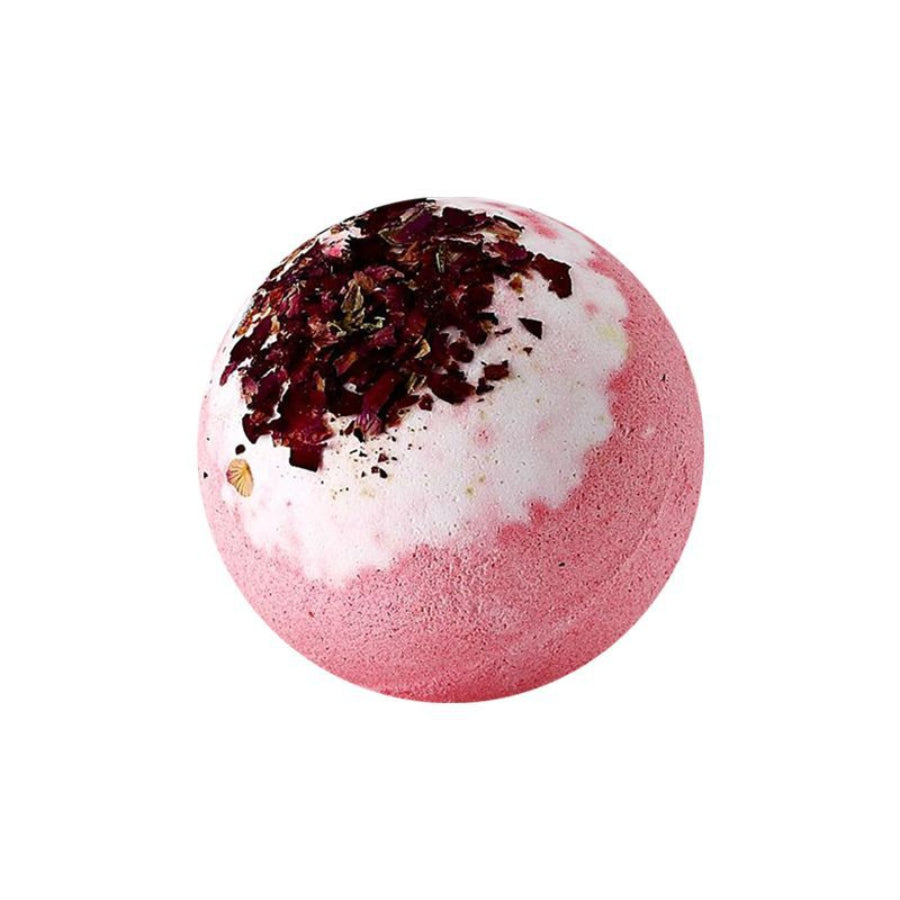 Spot cross-border dried flower bubble bath ball 100g essential oil bath salt ball bath bombs explosive bath salt bath ball