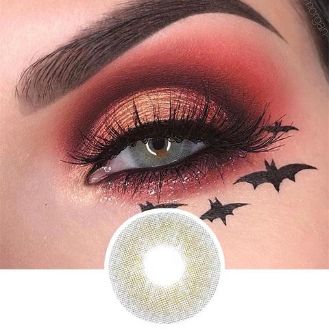 【 1-Day 10Pcs】Lemon-Grey Daily Color Contact Lenses【Prescription】