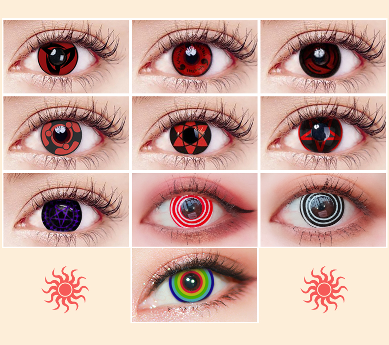Kakashi Cosplay Color Contact Lenses