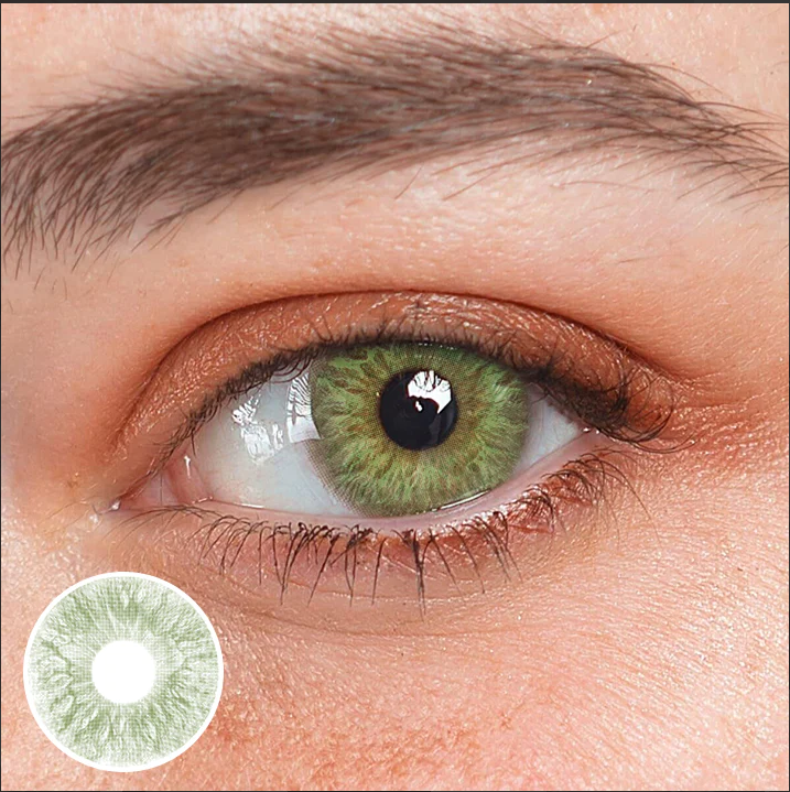 Rococo Joy Green Color Contact Lenses