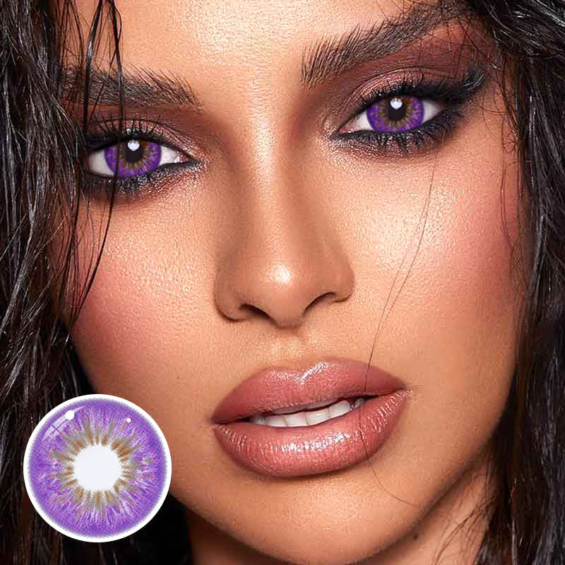 Wildness Purple Color Contact Lenses
