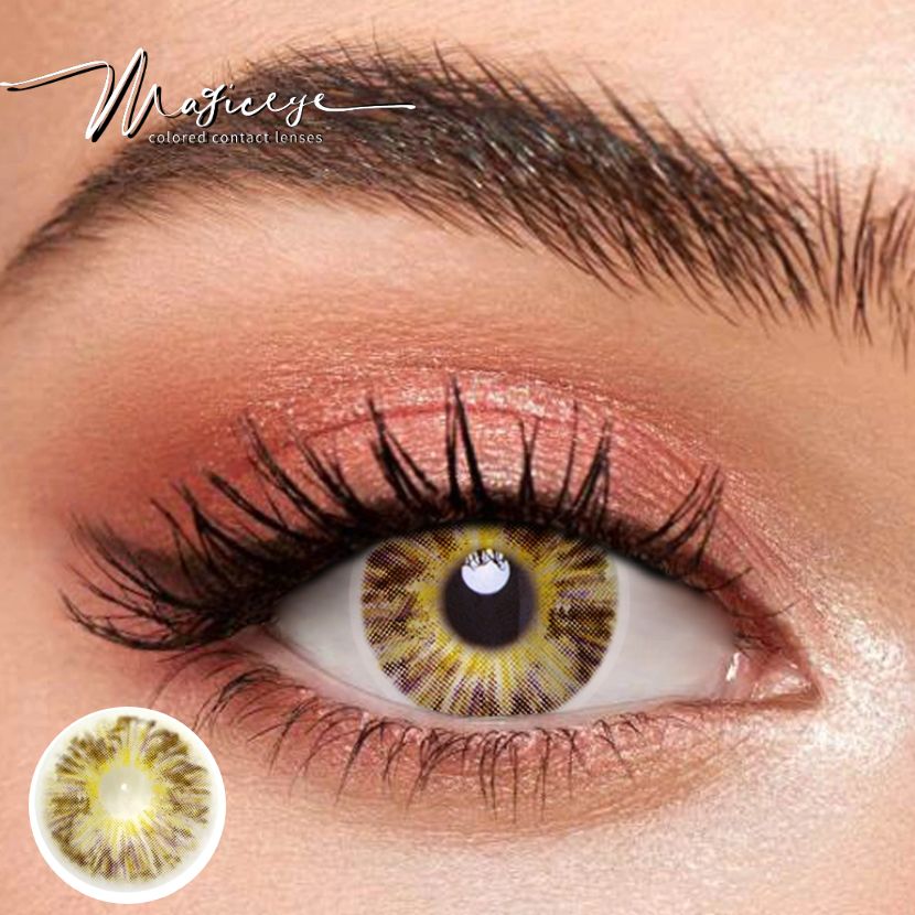 【2023 NEW】Monet Brown Color Contact Lenses