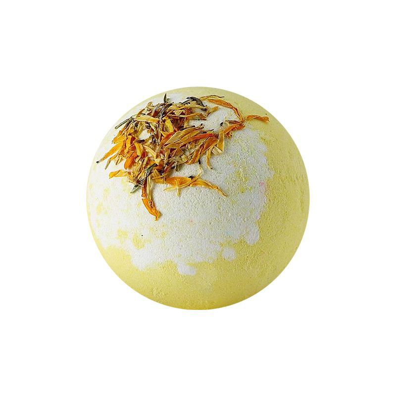 Spot cross-border dried flower bubble bath ball 100g essential oil bath salt ball bath bombs explosive bath salt bath ball