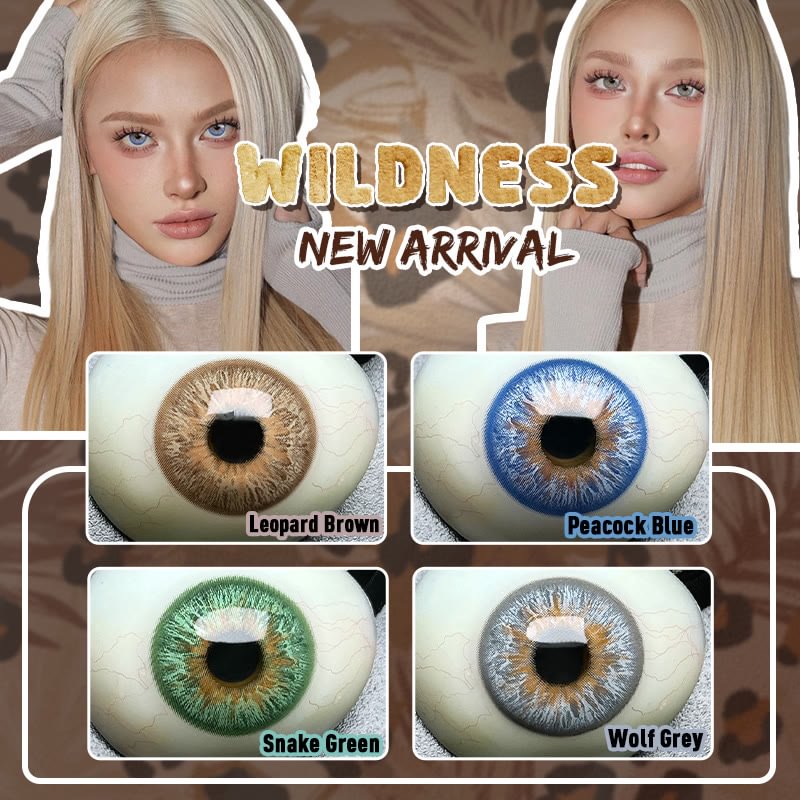 Wildness Leopard Brown Color Contact Lenses
