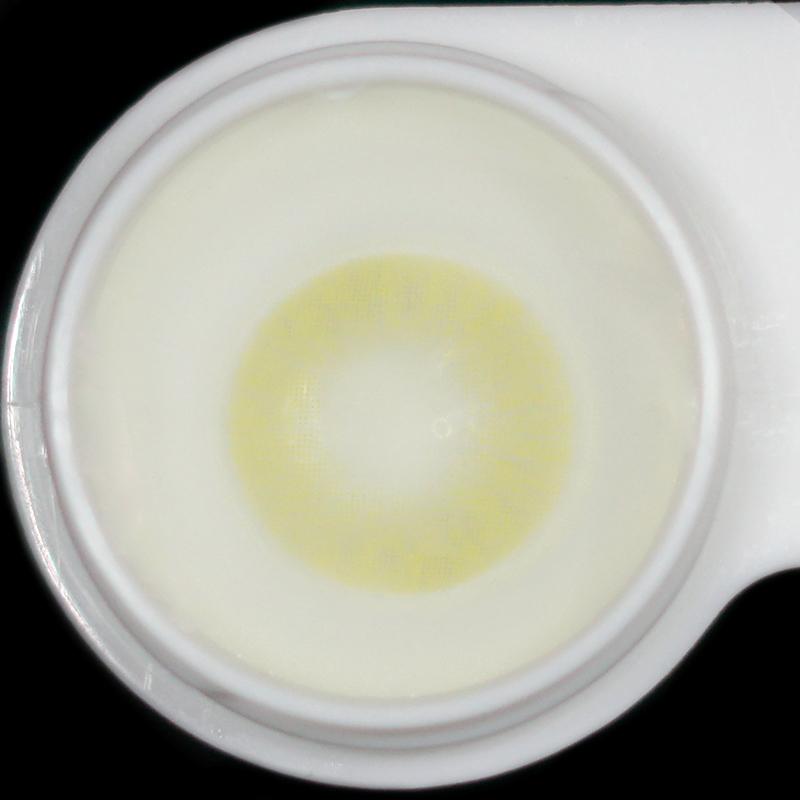 【 1-Day 10Pcs】Aurora Yellow Daily Colored Contact Lenses【Prescription】
