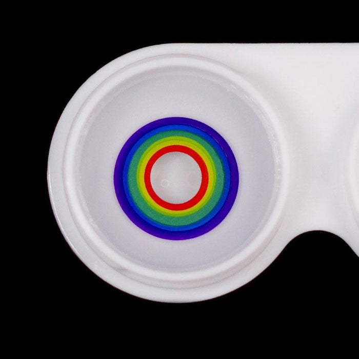 Rainbow Purple Circle (K8)Color Contact Lenses【PRESCRIPTION】