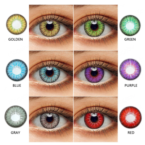 Vika Tricolor Grey Color Contact Lenses【PRESCRIPTION】
