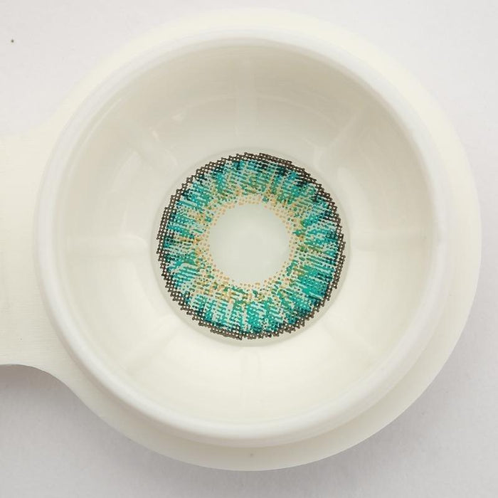 Three Tone Turquoise Color Contact Lenses