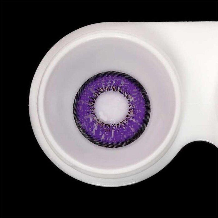 Love Word Purple Color Contact Lenses【PRESCRIPTION】