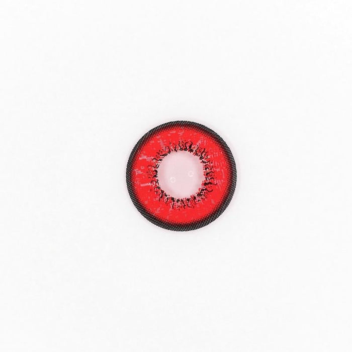 Vika Tricolor Red Color Contact Lenses【Prescription】