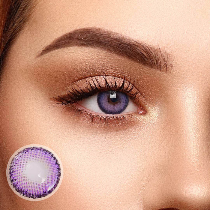 Egypt Purple Color Contact Lenses 【Prescription】