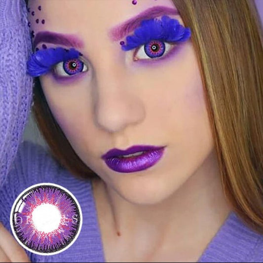 Mystery Purple Color Contact Lenses