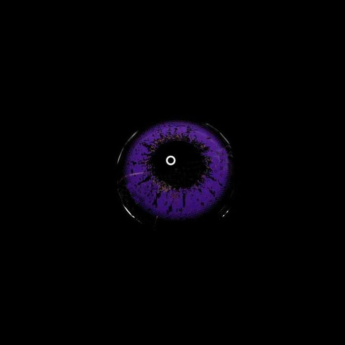 Love Word Purple Color Contact Lenses【PRESCRIPTION】