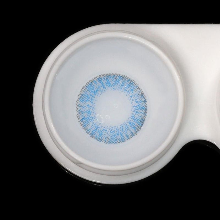 Three Tone Sky Blue Color Contact Lenses