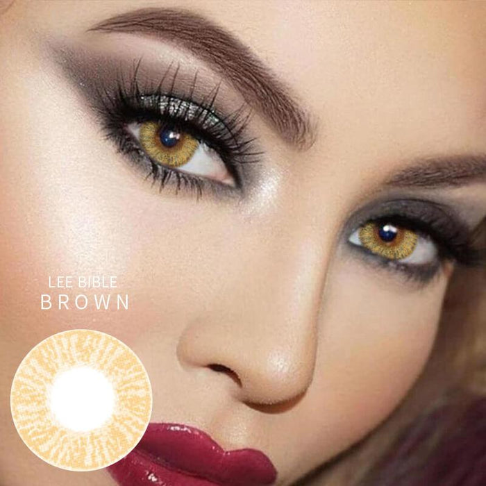 Lee Bible Brown Color Contact Lenses