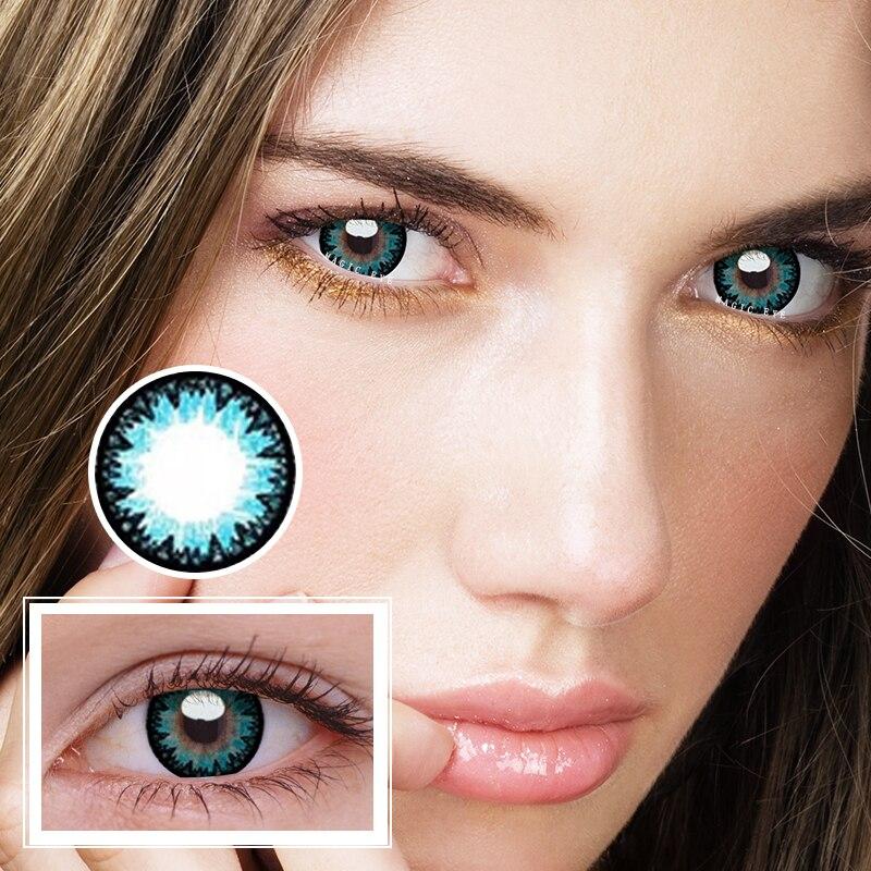 Jelly Blue Color Contact Lenses