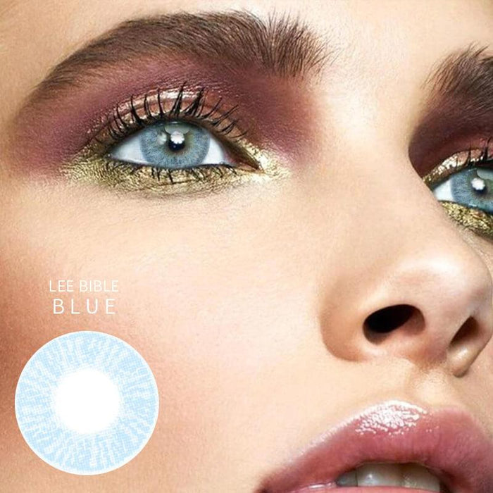 Lee Bible Blue Color Contact Lenses