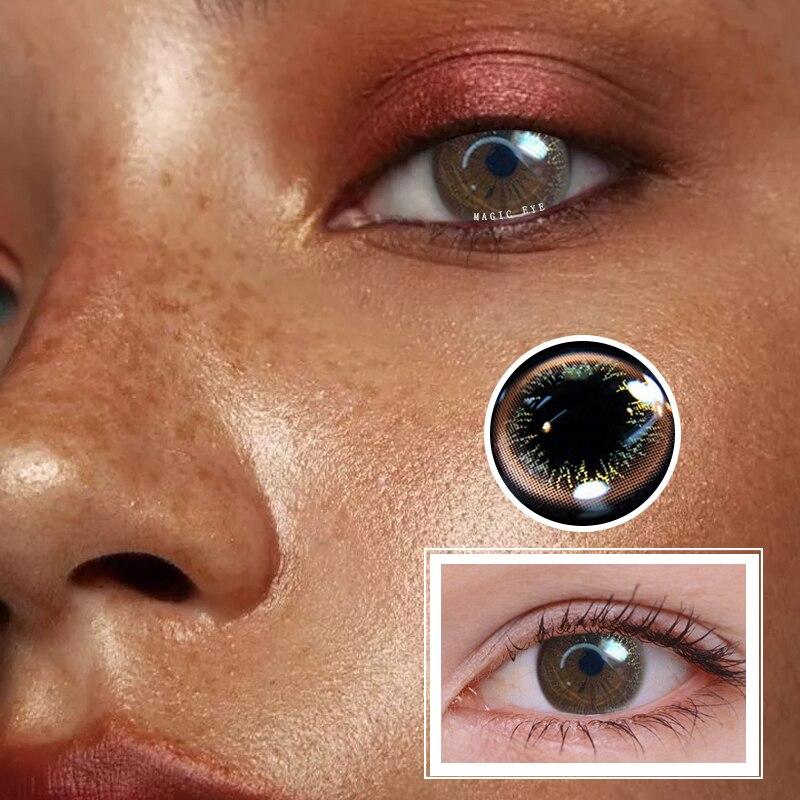Gold-Choco Color Contact Lenses