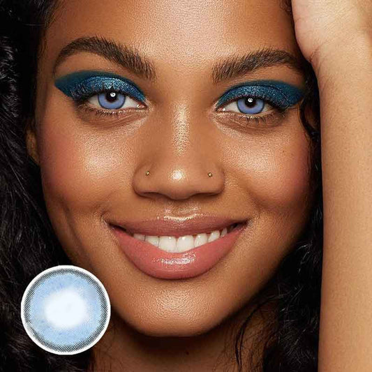 Sorayama Blue Color Contact Lenses