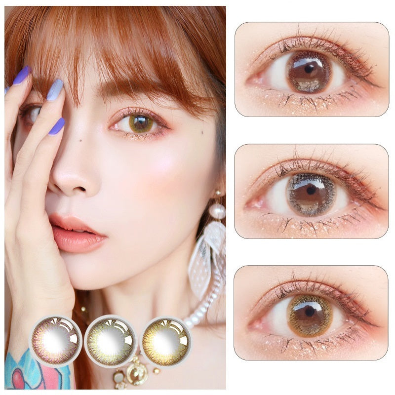Mermaid Gold Gray Colored Contact Lenses