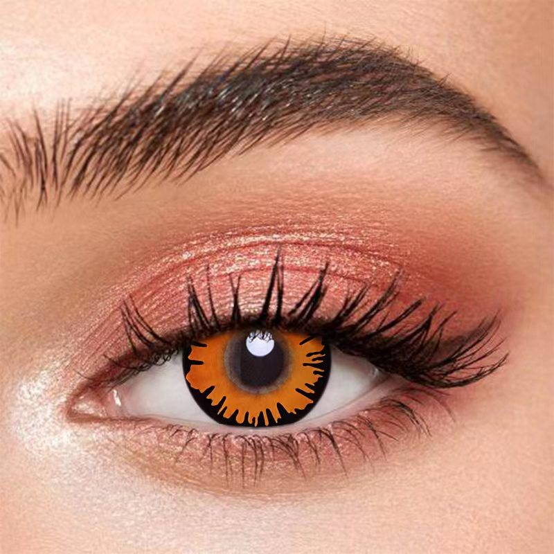 Wilight Bella K24 Orange Halloween Color Contact Lenses