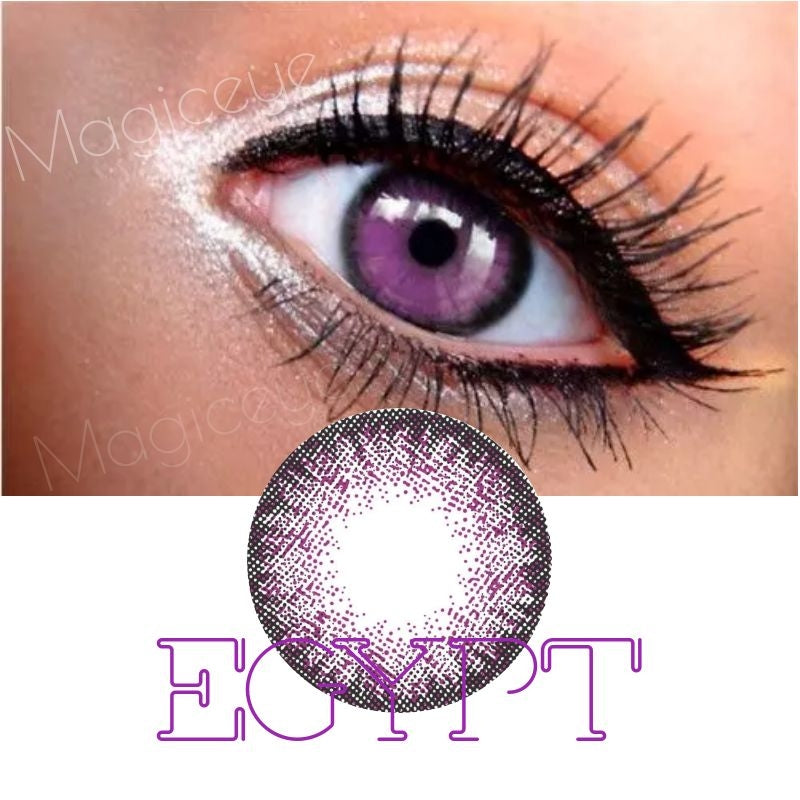 Egypt Purple Color Contact Lenses 【Prescription】